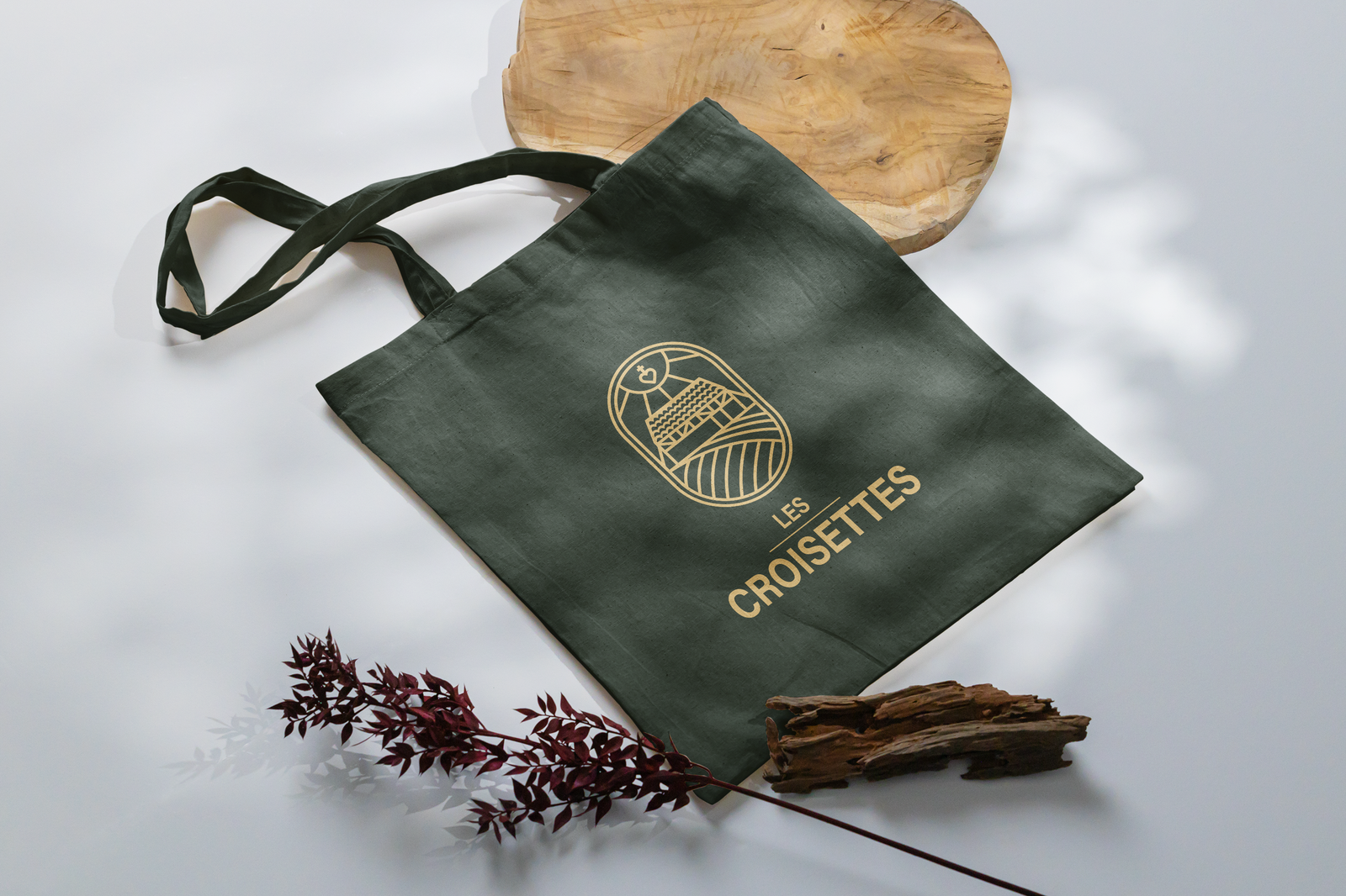 Les Croisettes tote bag