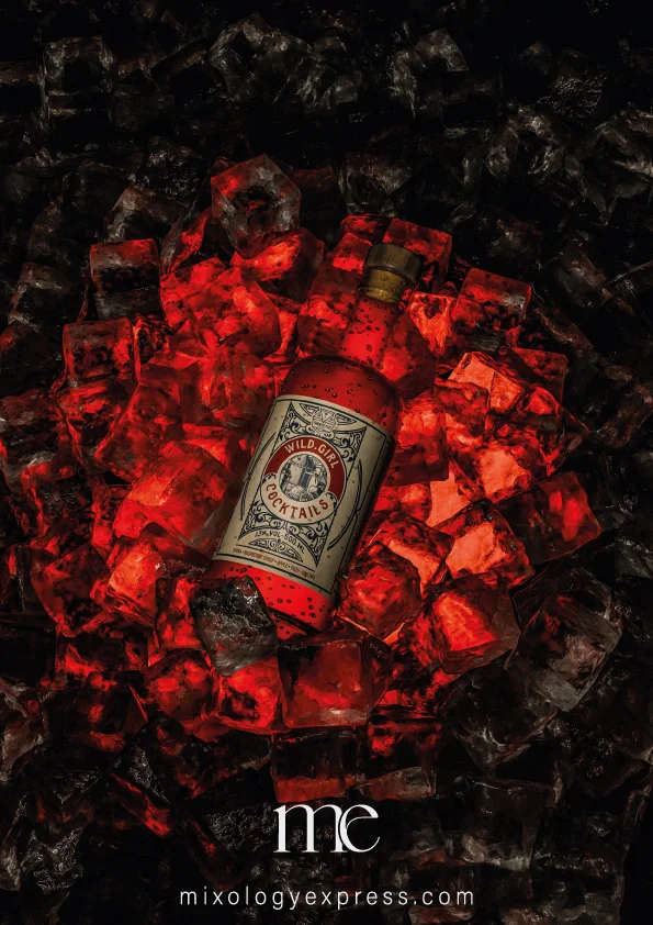 Bottle on ice