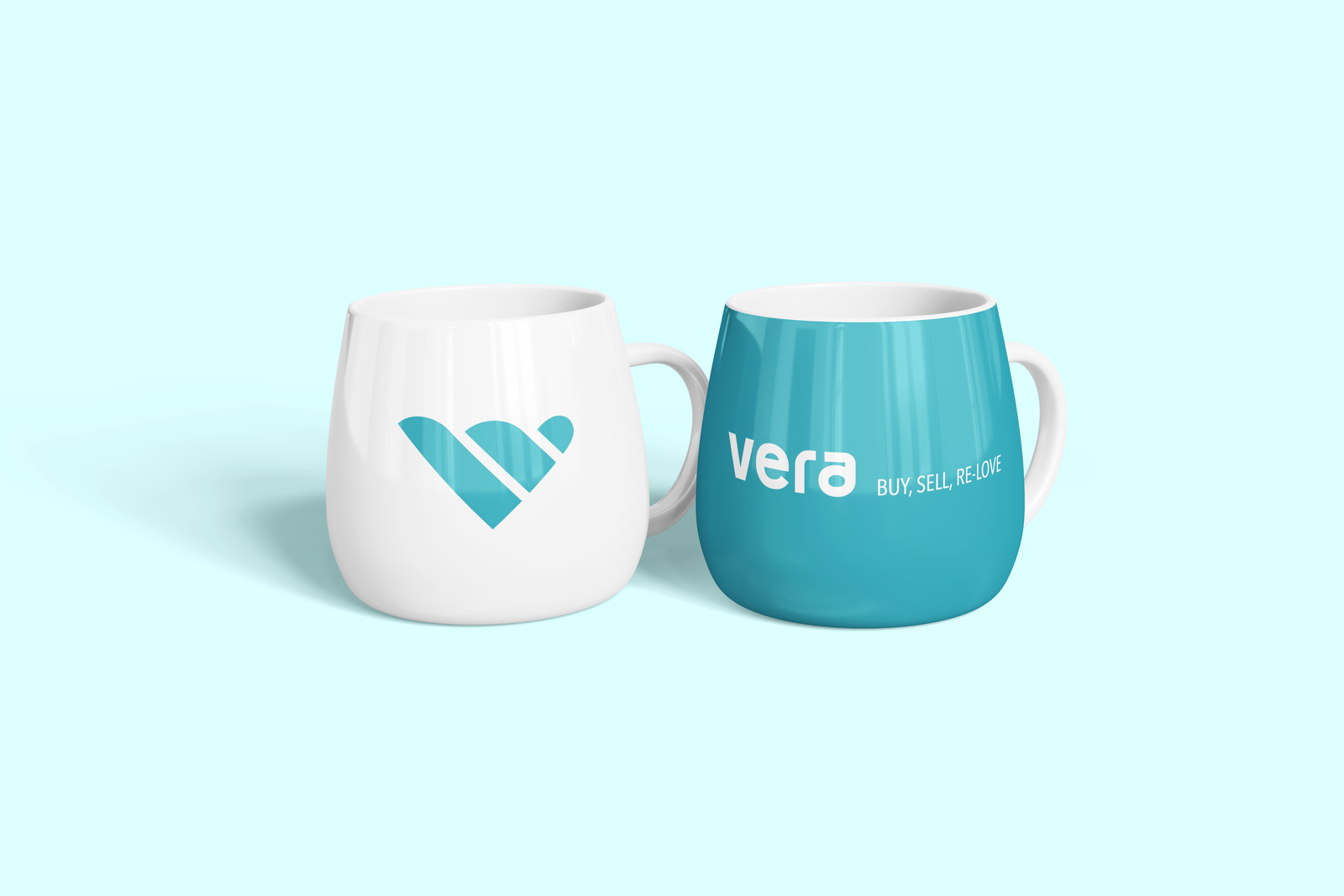 Vera branded mugs